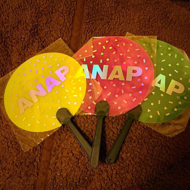 ANAP  アナップ  ピンクバッグ  うちわセット