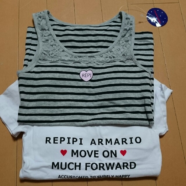 repipi armario(レピピアルマリオ)の新品 タグ付き レピピアルマリオ インナー 下着  肌着 150 キッズ/ベビー/マタニティのキッズ服女の子用(90cm~)(下着)の商品写真