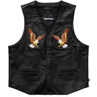 シュプリーム(Supreme)の［完売品］シュプリーム Eagle Leather Vest 国内正規品 希少L(ベスト)