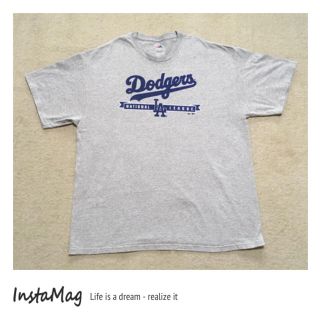 マジェスティック(Majestic)のDODGERS TEE[NATIONAL LEAGUE]GLAY(Tシャツ/カットソー(半袖/袖なし))