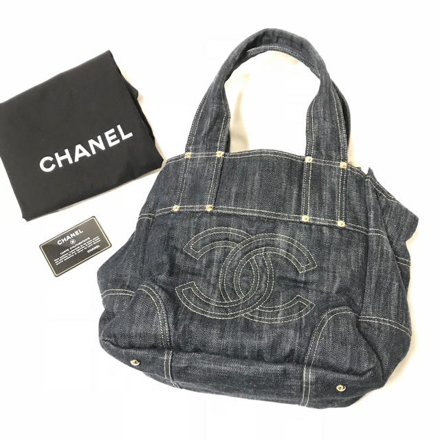 CHANEL - CHANEL シャネル☆超美品 希少 スパークリングデニム ココ