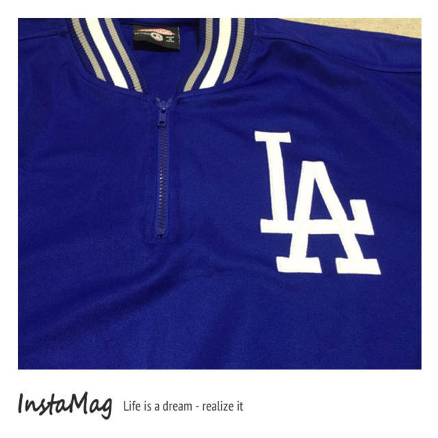 DODGERS【JERSEY】BLUE×WHITE メンズのトップス(ジャージ)の商品写真