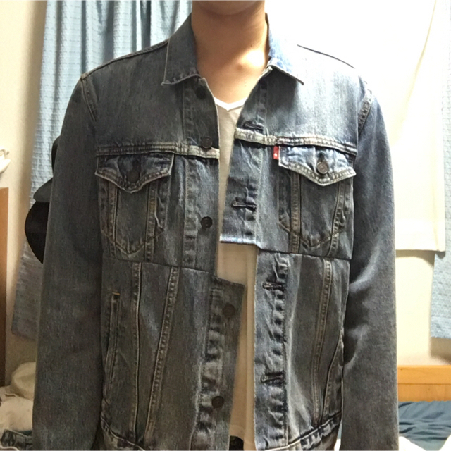 新品本物】 VETEMENTS 再構築 Levi's 再構築 デニムジャケット デニム