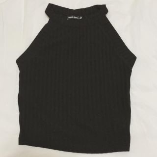 ベルシュカ(Bershka)のBershka 薄手ニットトップス アメスリ(カットソー(半袖/袖なし))