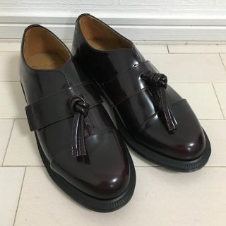 ドクターマーチン(Dr.Martens)の【ada0533様専用】UK5(24ドクターマーチン ELIZA チェリーレッド(ローファー/革靴)