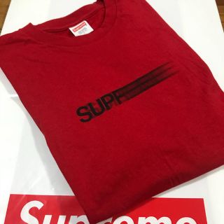 シュプリーム(Supreme)の込 supreme 16ss motion logo tee 正規品 モーション(Tシャツ(半袖/袖なし))