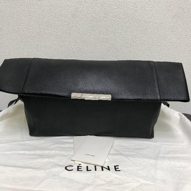 celine(セリーヌ)のセリーヌ　クラッチバッグ　黒　レザー レディースのバッグ(クラッチバッグ)の商品写真