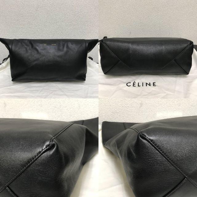 celine(セリーヌ)のセリーヌ　クラッチバッグ　黒　レザー レディースのバッグ(クラッチバッグ)の商品写真