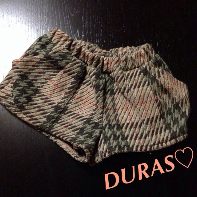 DURAS(デュラス)のDURAS チェック柄ショーパン レディースのパンツ(ショートパンツ)の商品写真