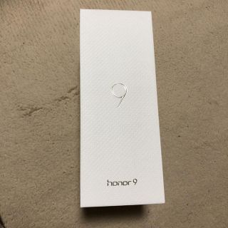 アンドロイド(ANDROID)のHUAWEI honor9 ミッドナイトブラック  SIMフリー 一括購入品(スマートフォン本体)