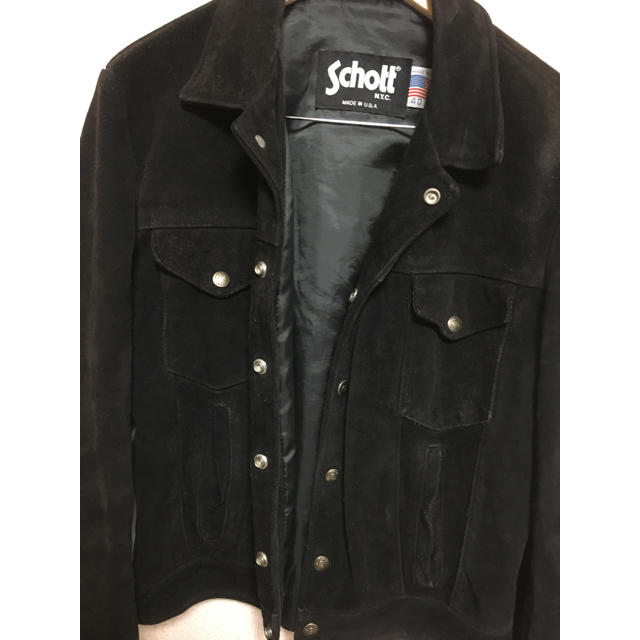 schott(ショット)のSCHOTT ショット レザー スエード ジャケット サイズ:40 メンズのジャケット/アウター(レザージャケット)の商品写真