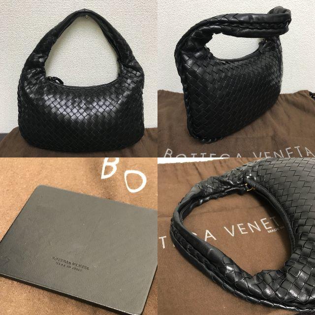 Bottega Veneta(ボッテガヴェネタ)のボッテガヴェネタ　ショルダーバッグ　カンパーナ　黒　イントレチャート レディースのバッグ(ショルダーバッグ)の商品写真