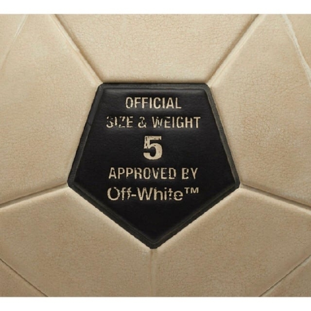 OFF-WHITE(オフホワイト)のNIKE off white soccer ball スポーツ/アウトドアのサッカー/フットサル(ボール)の商品写真