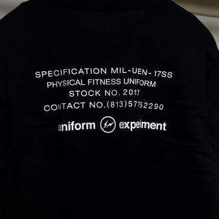 ユニフォームエクスペリメント(uniform experiment)の売り切り価格 UEN PHYSICAL FITNESS LONG TEE ロンT(Tシャツ/カットソー(七分/長袖))