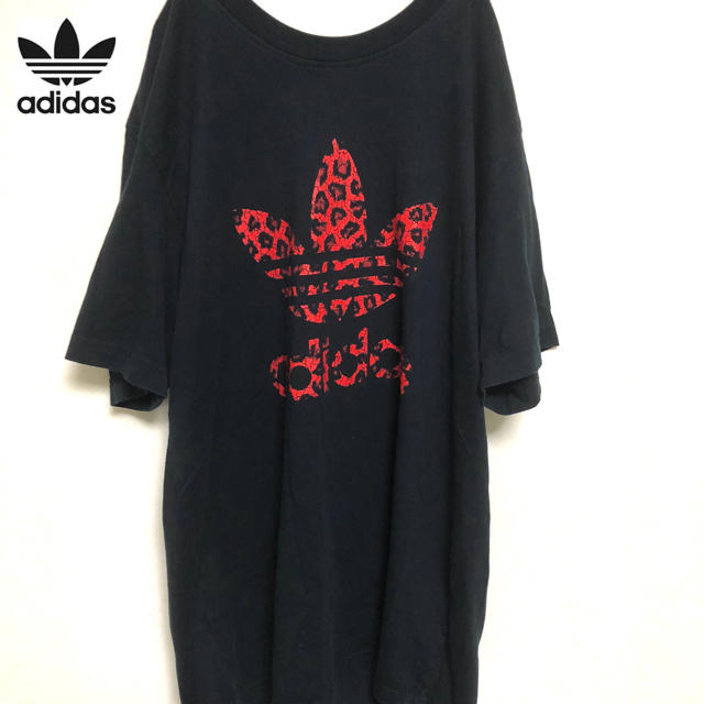 adidas(アディダス)の☆美品☆ アディダスオリジナルス ビックトレフォイルロゴ Tシャツ 送料無料 メンズのトップス(Tシャツ/カットソー(半袖/袖なし))の商品写真