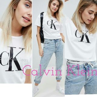 カルバンクライン(Calvin Klein)のcalvin klein calvinklein Tシャツ　カルバンクライン 白(Tシャツ(半袖/袖なし))