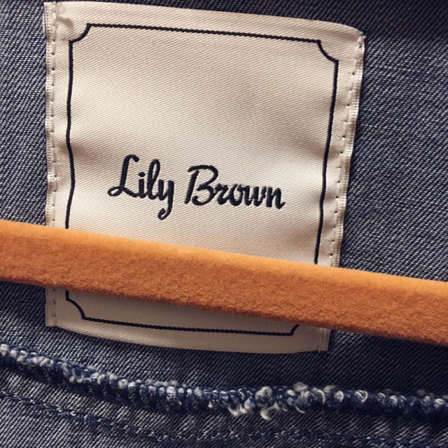 Lily Brown(リリーブラウン)のデニムライダースジャケット♡美品 レディースのジャケット/アウター(Gジャン/デニムジャケット)の商品写真