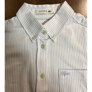 ラコステ(LACOSTE)のLACOSTE ラコステ 美品  ストライプ シャツ Sサイズ 34(シャツ/ブラウス(長袖/七分))