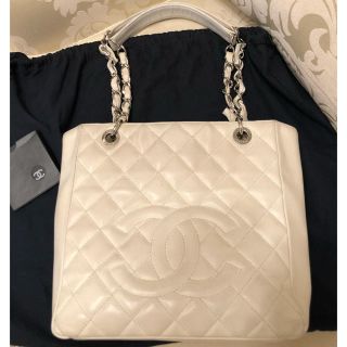 シャネル(CHANEL)のチョコ様ご専用です☆最終お値下げです☆CHANELシャネルバッグ白(ショルダーバッグ)