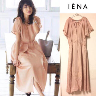 ♡miiiさま専用♡ IENA   CLASSY.シャツドレープワンピース◆