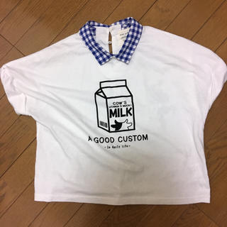 リベットアンドサージ(rivet & surge)の♡襟付きシャツ(Tシャツ(半袖/袖なし))