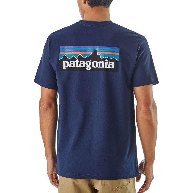 patagonia(パタゴニア)のパタゴニア patagonia S/S ロゴTシャツ サイズ：M　NAVY メンズのトップス(Tシャツ/カットソー(半袖/袖なし))の商品写真