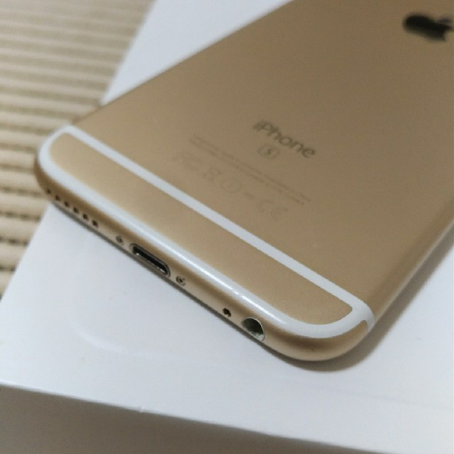 中古】iPhone6s 64GB ゴールド MKQQ2J／A SIMフリー