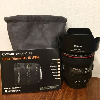 キヤノン(Canon)のロボコン様専用◆キャノン◆EF24-70mm F4L IS USM◆CANON◆(レンズ(ズーム))