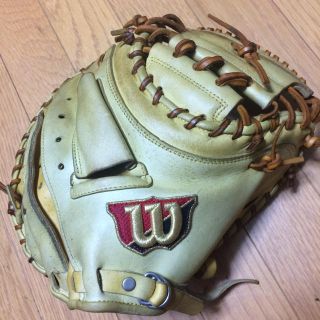 ウィルソン(wilson)のウィルソンWilson硬式野球用キャッチャーミットmナチュラルタンプロスタッフ(グローブ)