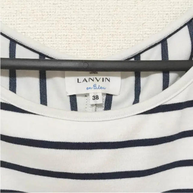 LANVIN en Bleu(ランバンオンブルー)のランバン♡ボーダーTシャツ♡リボン付 レディースのトップス(Tシャツ(半袖/袖なし))の商品写真