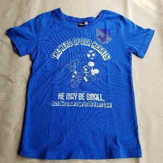 メイドインワールド(MADE IN WORLD)のミッキーマウスの半袖Tシャツ　120サイズ　サッカー⚽(Tシャツ/カットソー)