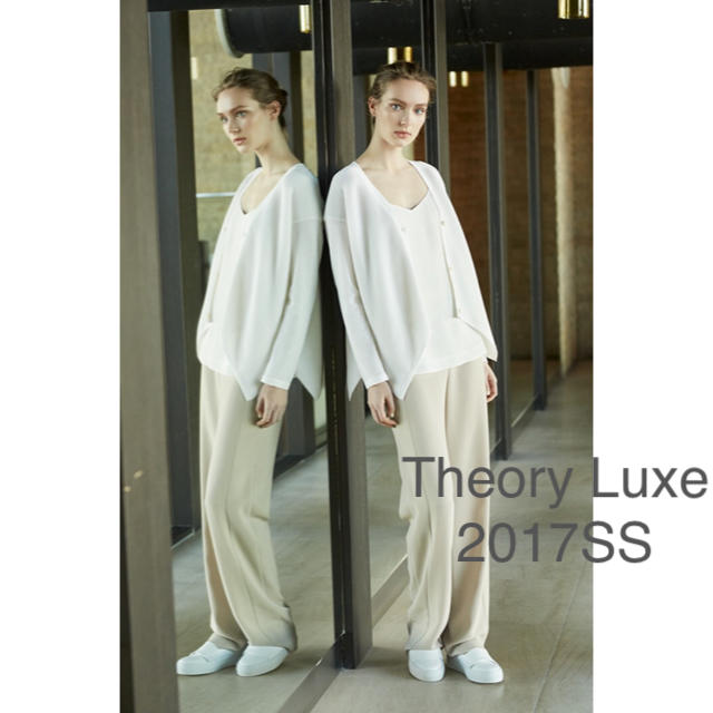 Theory luxe(セオリーリュクス)の2017SS セオリーリュクス pearl twill amy 38 白 レディースのトップス(キャミソール)の商品写真