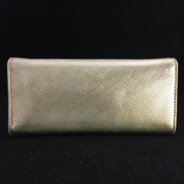 Tory Burch(トリーバーチ)のTory Burch トリーバーチ 金 ゴールドレザー 長財布 サフィアーノ レディースのファッション小物(財布)の商品写真