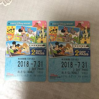 ディズニー(Disney)のディズニーリゾートラインチケット おとな(遊園地/テーマパーク)