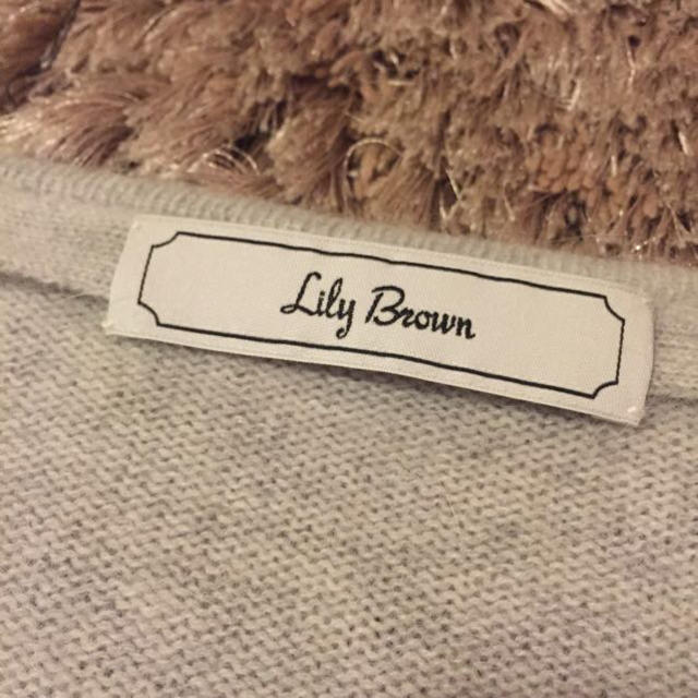 Lily Brown(リリーブラウン)のLily♡ビジューボタンカーディガン レディースのトップス(カーディガン)の商品写真