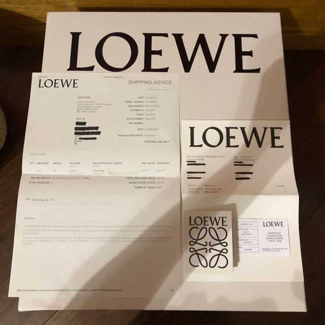 月曜日までの限定出品☆LOEWEかごバッグMサイズ Basketbagバスケットかごバッグ/ストローバッグ