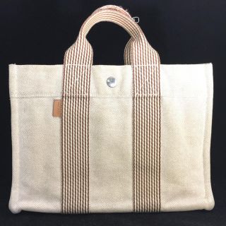 エルメス(Hermes)のHERMES エルメス ニューフールトゥPM デニムトートバッグ エールライン(トートバッグ)