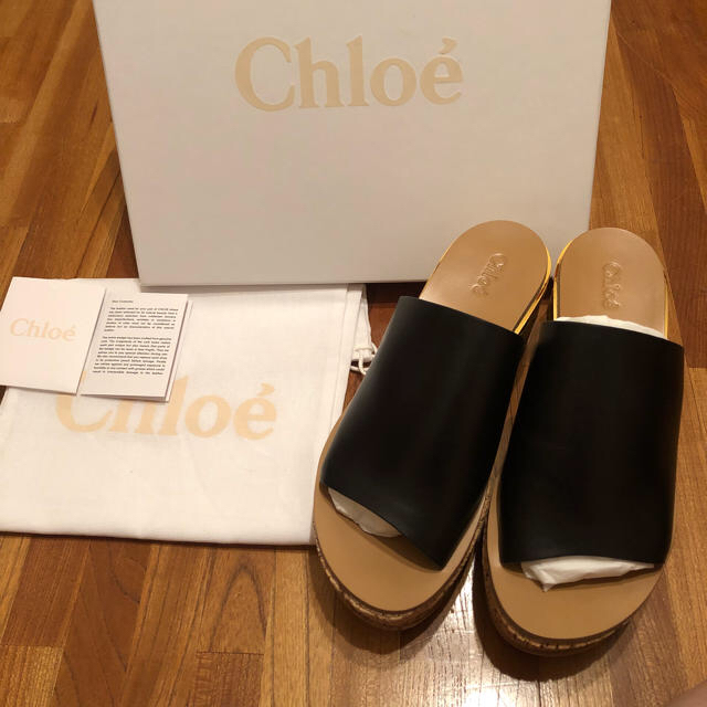 新品未使用！Chloe Camille クロエ カミーユ ブラック 39サンダル