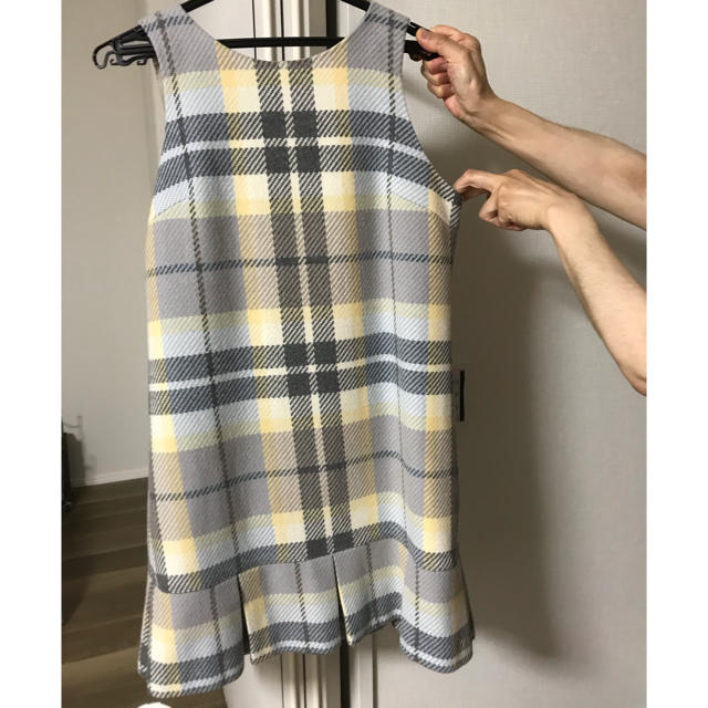 BURBERRY BLUE LABEL(バーバリーブルーレーベル)のブルーレーベルクレストブリッジ 冬用ワンピース レディースのワンピース(ひざ丈ワンピース)の商品写真