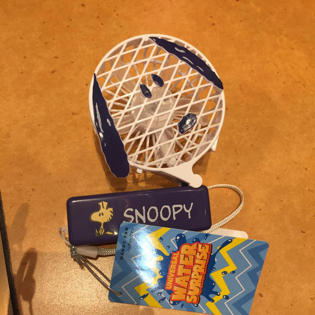 SNOOPY(スヌーピー)のユニバーサルスタジオ 限定 スヌーピー ハンディファン 携帯扇風機  スマホ/家電/カメラの冷暖房/空調(扇風機)の商品写真