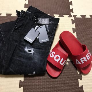 ディースクエアード(DSQUARED2)のDSQUARED2 2018年春夏モデル 赤 39サイズ(サンダル)