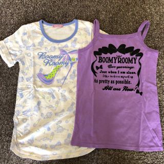 ブーミンルーミン(BoomyRoomy)のBoomyRoomy♡ティシャツ&キャミソール140(Tシャツ/カットソー)