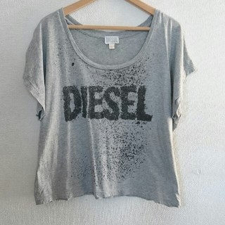 ディーゼル(DIESEL)のディーゼルＴシャツ グレー Ｌsize コットン100％(Tシャツ(半袖/袖なし))