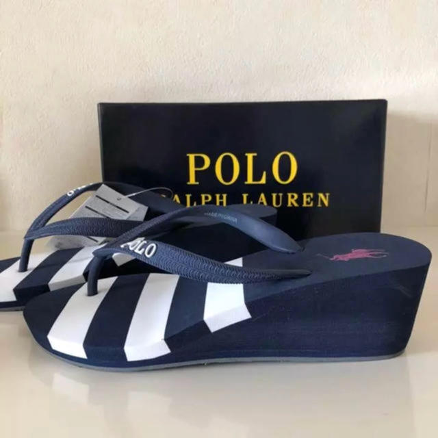 POLO RALPH LAUREN(ポロラルフローレン)のラルフローレン ウェッジソール サンダル 25 レディースの靴/シューズ(サンダル)の商品写真