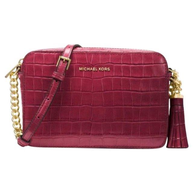 MICHAEL KORS Ginny Embossed ショルダーバッグバッグ