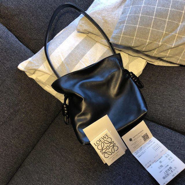 LOEWE - ちー★様専用 LOEWE ロエベ フラメンコノット 黒 スモール 三越日本橋購入の通販 by まゆす0329's shop