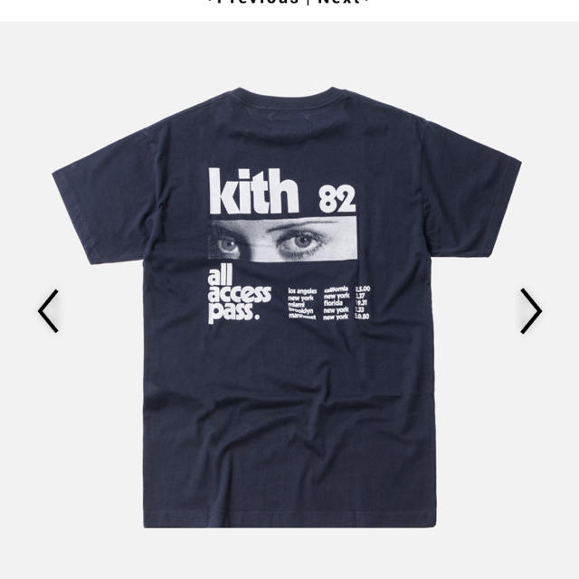 Supreme(シュプリーム)の期間限定値下げ！KITH All Access Pass NAVY XXL メンズのトップス(Tシャツ/カットソー(半袖/袖なし))の商品写真