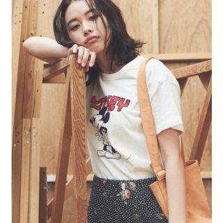 スナイデル(SNIDEL)の❤️新品定価以下❤️スナイデル  ミッキーTシャツ(Tシャツ/カットソー(半袖/袖なし))