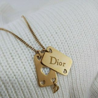 ディオール(Dior)のDior ネックレス /トランプ ゴールド ディオール(ネックレス)