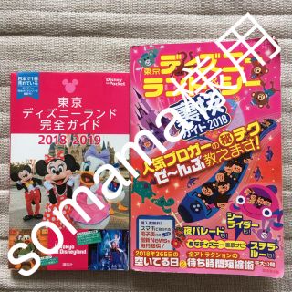 ディズニー(Disney)のディズニー★ガイドブック★2018★2冊組(地図/旅行ガイド)